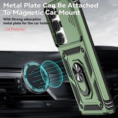 Phone Case for Samsung Galaxy S25 Ultra with HD Screen Protector & Kickstand