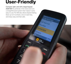 M9 Rugged Feature Phone, 4G Basic Cell Phone, Simple Mobile Phone, Waterproof &