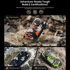5G MINI Rugged Phone With Action Camera Android 16 Octa Core FOSSiBOT F116 Pro