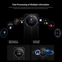 FOSSiBOT F109S 4G LTE Rugged Phone Rear Display Android 15 Outdoor IP68 Dual SIM