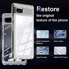 Case for Google Pixel 6a, Military Grade Drop Protection, Anti-Scratch Hard PC B