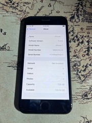 Apple iPhone 7 Unlocked Black 128MB A1660 IOS 15.8.8 MNAJ2LL/A