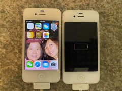 2 x iPhone Model A1387 w/ charging cables; Unlocked, READ DESCRIPTION