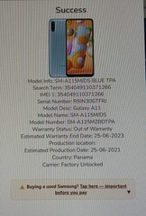 Samsung Galaxy A11 SM-A115M/DS – FOR PARTS ONLY
