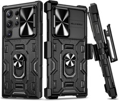 Samsung Galaxy S24 Ultra Case Military Grade Protection Cover Belt Clip Armor