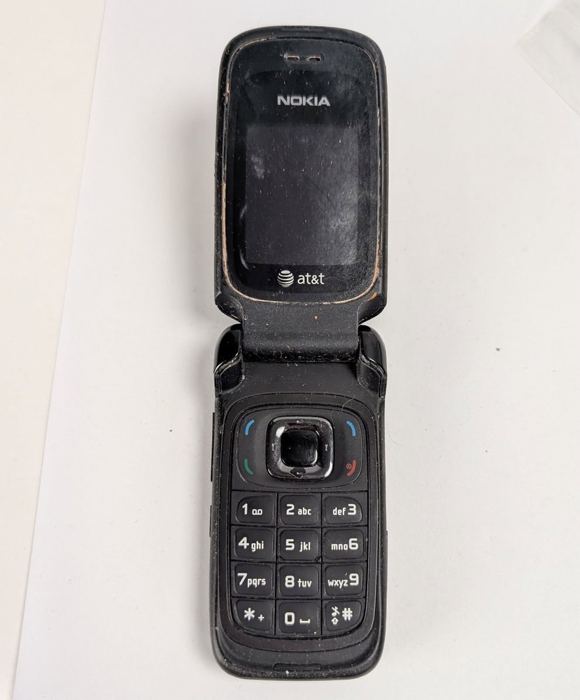 Nokia 6085h (AT&T, 2006) Flip Phone Untested