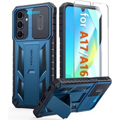 Samsung A17 5G Military-Grade Dropproof Case with Kickstand & Slide Camera Cover