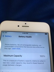 Apple iPhone 6s Plus Fully Unlocked 128GB Gold 100% BH Model A1687 (q2s)