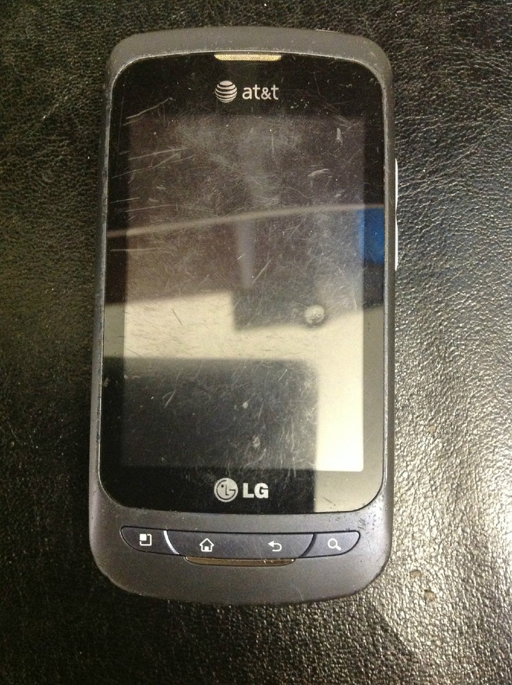 LG Phoenix P505 – Dark blue (AT&T) Cellular Phone Cell AS IS
