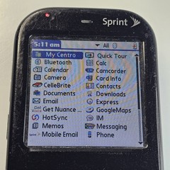 Palm Centro Smartphone Black Powers On | Parts Repair Only