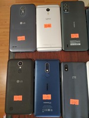 Lot of 10 Mixed Brand LG /hTC/TCL/Nokia and other 32GB Smartphone