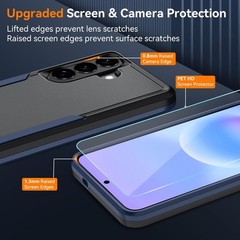 Suncasetor Heavy Duty Shockproof Case with HD Screen Protector for Samsung A57 5