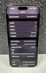 Apple iPhone 16 Pro Max – 256GB – White Titanium (AT&T / Cricket Wireless ONLY)