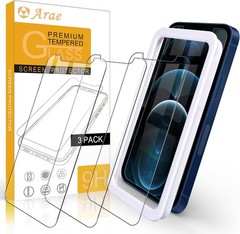 3 Pack HD Tempered Glass Screen Protectors for iPhone 12 Pro Max 6.7 Inch