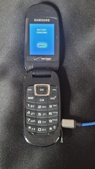 Samsung Gusto Flip Phone SCH-u360 Charcoal Gray (Verizon) Pre-owned
