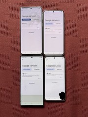 4 Lot Samsung Galaxy S23 Ultra Unlocked, S23 AT&T S21+, S21 Cracked *For Parts*