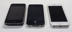 Lot of 3 Apple iPhone 3G A1241 16GB / A1349 16GB / A1533 (For Parts or Repair)