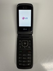 LG A340 Flip Phone. Gray Powers up Good Condition