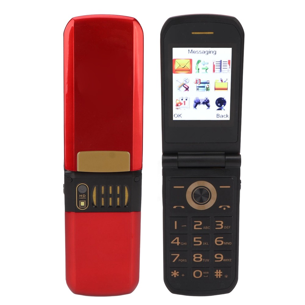 Senior Cell Phone Widescreen Display Large Fonts Dual SIM Dual Standby Unlo VZVP