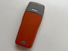 Finland Nokia 1100 – 240KB – (Red-Orange) (Unlocked) Gsm Vintage Mobile Phone