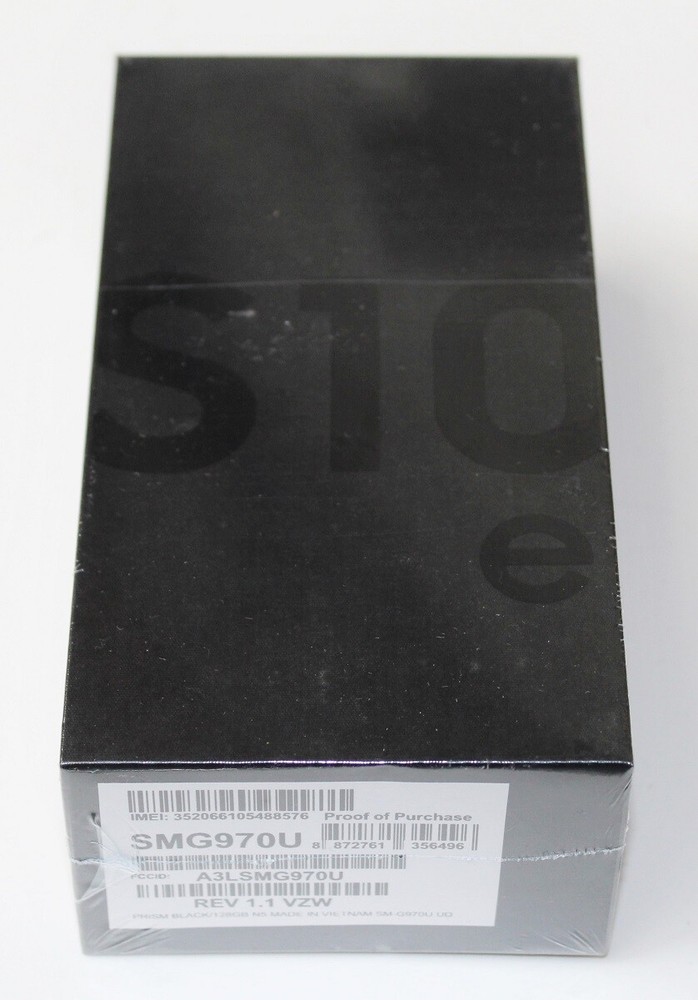 Samsung Galaxy S10e SM-G970U 128GB Black Verizon & GSM UNLOCKED SEALED NEW OTHER