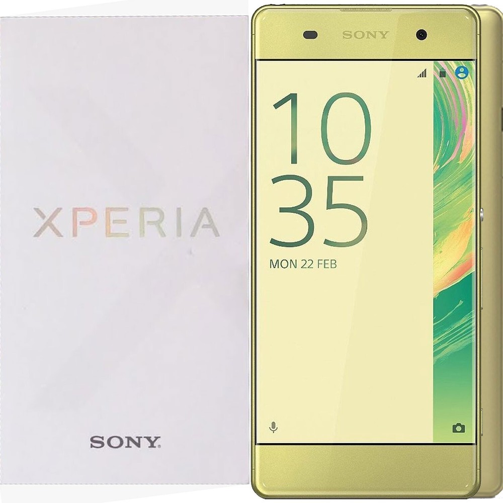 Sony Xperia XA 4G/LTE Lime Gold 16GB + 2GB DUAL SIM Factory Unlocked GSM NEW