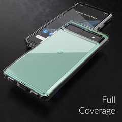 Clear Guard for Pixel 6a Case, Shockproof Clear Case for Google Pixel 6a