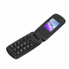 US BLACK Dual SIM Unlocked Flip Phone With Large Keys For Seniors