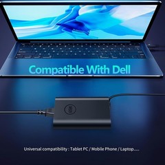 65W USB-C Laptop Charger for Dell Latitude Chromebook 3100 9250 9360 9365 9370