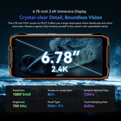 Blackview OSCAL PILOT 3 5G AI Rugged Smartphone 36GB+256GB 6.78″ Android 15 NFC