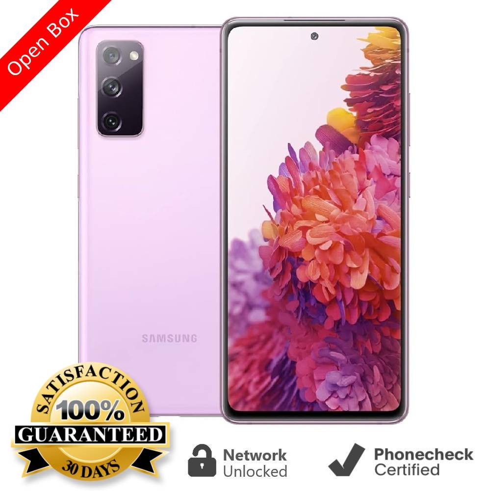 Samsung Galaxy S20 FE – 128 GB – Cloud Lavender (Unlocked) Smartphone – Open Box