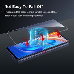 2PCS Screen Protector for T-Mobile Revvl 7 Pro 5G Tempered Glass Anti Spy Full C