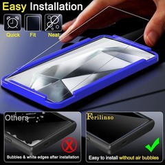 For Samsung Galaxy S24 Ultra Tempered Glass Screen and Camera Lens Protector 3+3