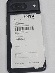 DEFECTIVE – Google Pixel 8 – 128GB – Black – Unlocked – G9BQD – 10788