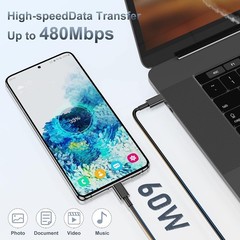 45W Type-C Super Fast Charger Block for Samsung Galaxy S25/S24 Ultra 10ft