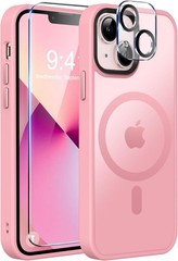 Strong Magnetic Translucent Matte Back Slim Shockproof Case for iPhone 13 6.1″ P