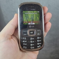 LG Octane VN530 Verizon Dual Screen Flip Phone Tested Working Battery Included