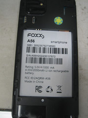 foxx a56 smartphone bad screen for parts only does turn on CELL PHONE