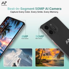 Ai+ Pulse 2 (Black, 128 GB 6GB RAM) T7250 Octa Core Processor Global Version.