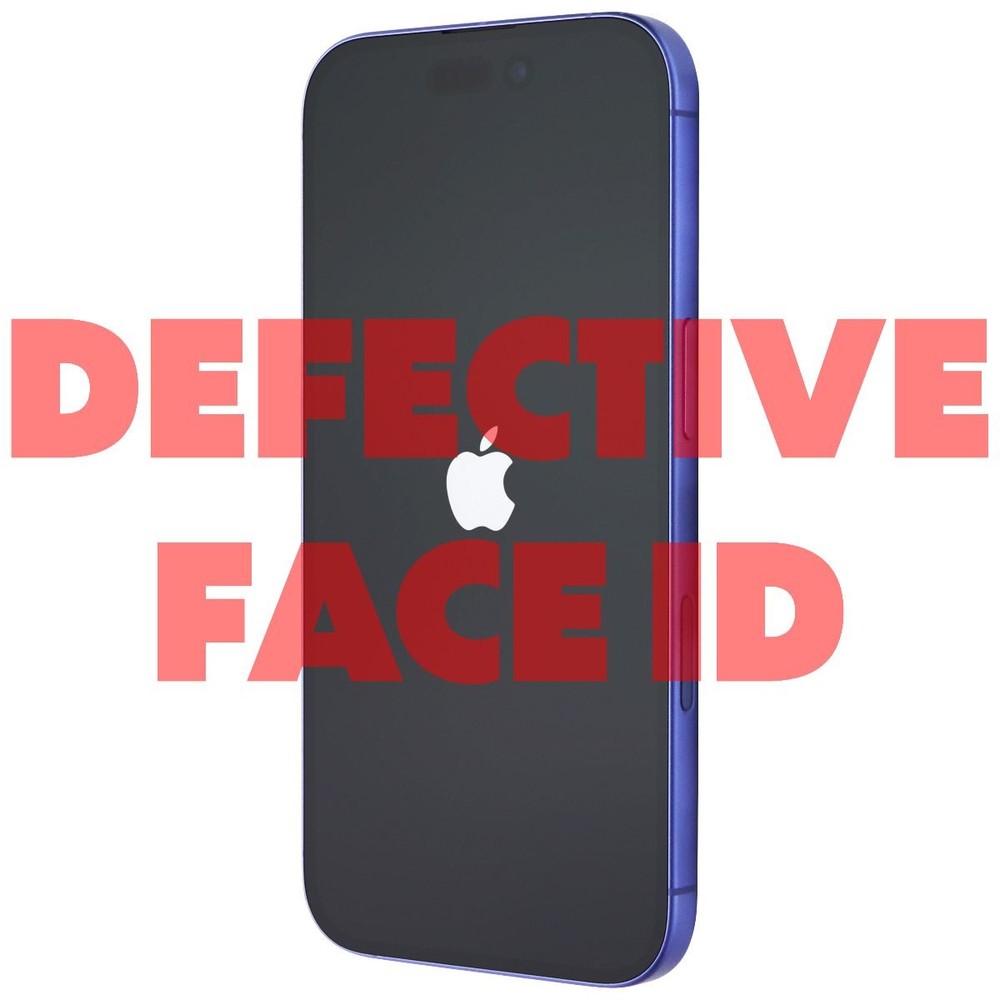 Apple iPhone 16 (6.1-inch) (A3081) Unlocked – 128GB / Ultramarine – BAD FACE ID*