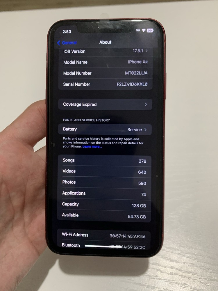 Apple iPhone 11xr Unisex Smartphone Red 128 GB unlocked any carrier