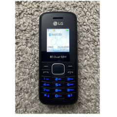LG B200E 32MB Black Dual SIM Bar Feature Cell Phone
