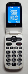 Doro PhoneEasy 626 – Consumer Cellular – White Flip Phone – Tested/Works
