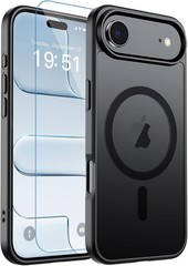 Magnetic for iPhone Air Case, Translucent Matte Shockproof Anti-Scratch Phone Co