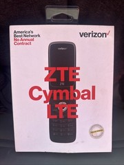 Cymbal Z233V 4G LTE Bluetooth Camera Silver Flip Phone Verizon BRAND NEW