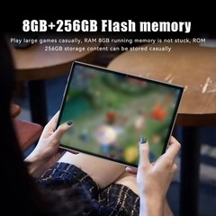 Tablet 8GB+256GB 10.1 Inch Screen 5G Calling 10-Core MTK6797 Processor 128G YMPS