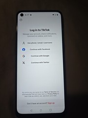 Android Cell Phone With Tiktok Installed