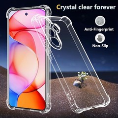 Phone Case for Samsung Galaxy S26 with Tempered Glass Screen Protector, Clear TP