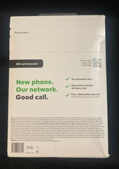 New Cricket Wireless Icon 6 64GB 4 GB RAM Prepaid Android Phone Cloud White