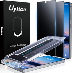 2 Pack Matte Black Privacy Screen Protectors for Samsung Galaxy S25 Ultra